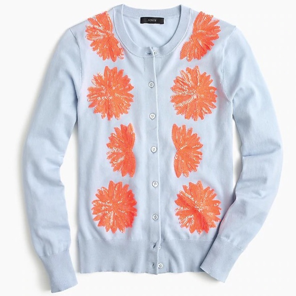 J. Crew “Jackie” Sequin Cardigan